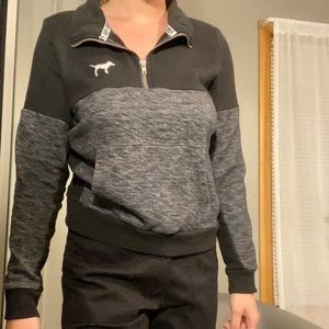 Half zip sweatshirt